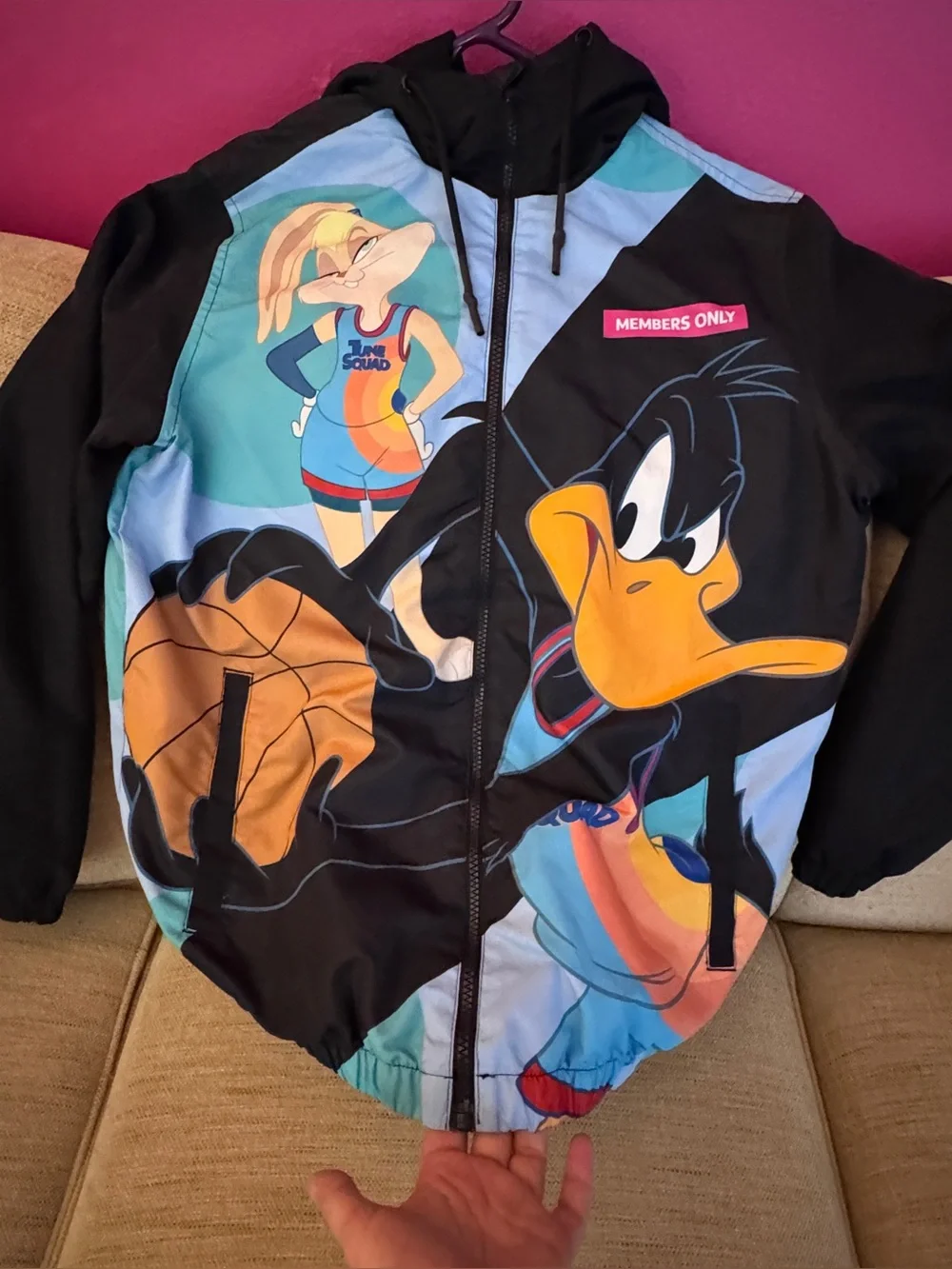 Members Only x Looney Tunes Space Jam 2 Windbreaker